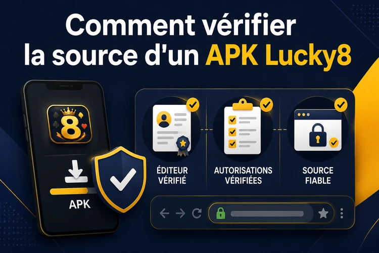Comment vérifier la source d'un APK Lucky8