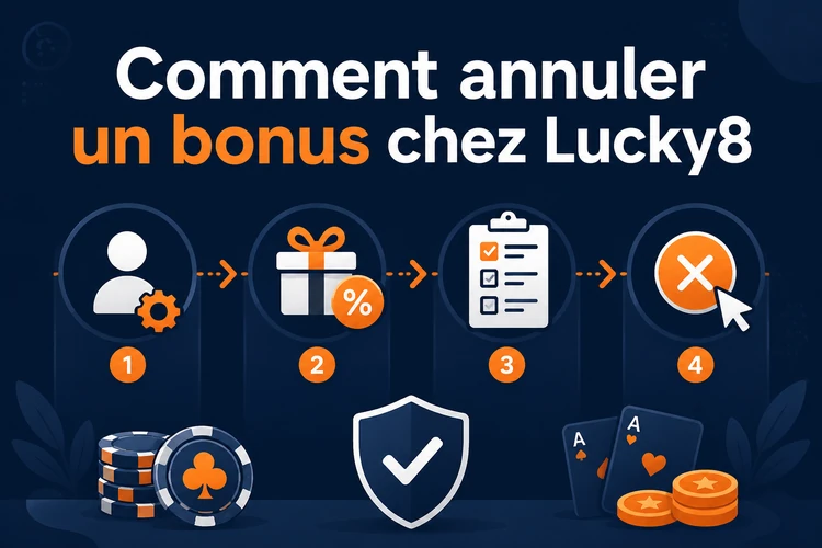 Comment annuler un bonus chez Lucky8