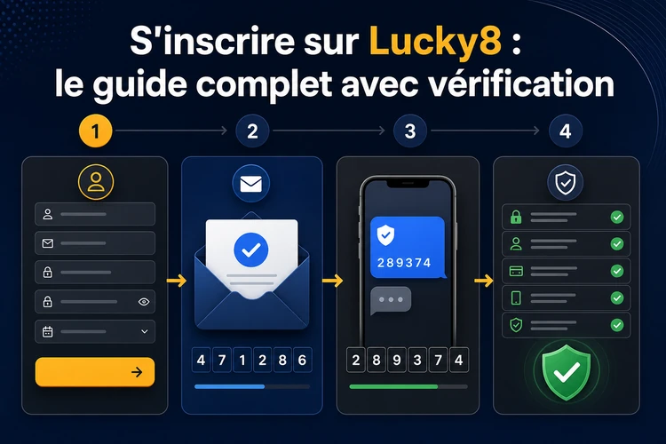 S'inscrire sur Lucky8: le guide complet avec vérification