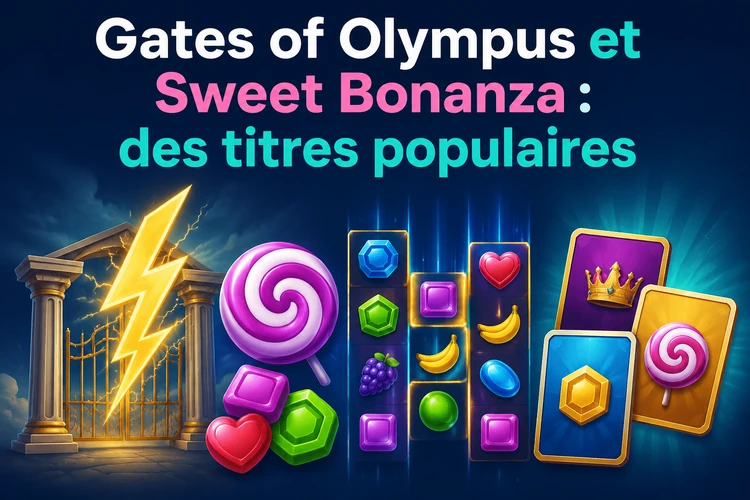 Gates of Olympus et Sweet Bonanza: des titres populaires