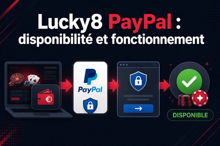 Lucky8 PayPal: disponibilité et fonctionnement